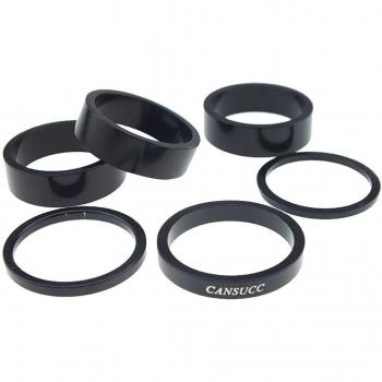 Aluminum Alloy Bicycle Headset Washers 6pcs Set 2mm/3mm/5mm/10mm for Bikes
