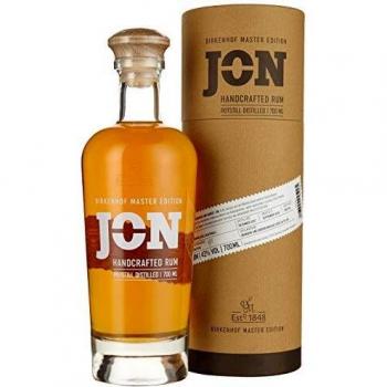 BIRKENHOF Brennerei JON Handcrafted Rum in Tube-Naturkarton