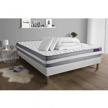 Matelas Mémoire de Forme 160x200 3 Zones + Sommier