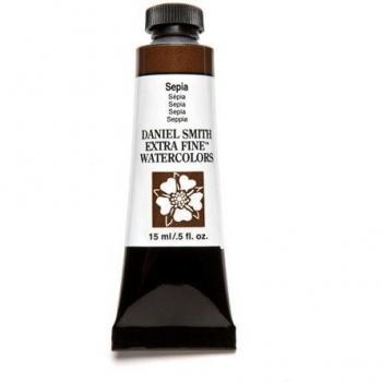 Daniel Smith 15 ml Sepia Color Watercolor Tube, Extra Fine