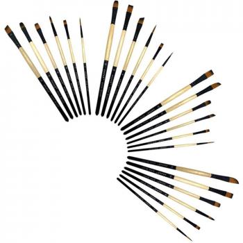Colección Corot Pinceles Acrílicos y Acuarela – 6 piezas