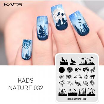 KADS Zedernwald Nagelkunst Vorlage