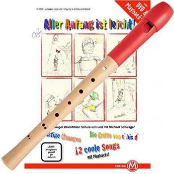 Soprano Rouge Cantabile – Flûte à bec avec doigté baroque