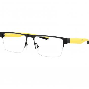 Scuderia Ferrari FZ7007 123 Men's Black Transparent Squared Frames