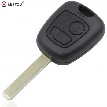 Carcasa de llave de coche Peugeot 307, 2 botones