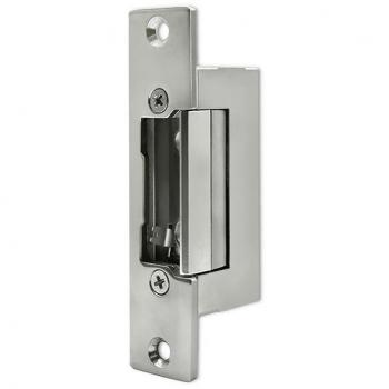 Gâche Qoltec avec mémoire et serrure 12V