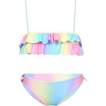 Girls' Ruffled Bikini Swimsuit 2-Piece Set