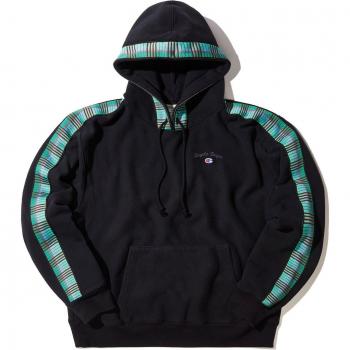 CHAMPION Amaru Hoodie x Angelo Baque Schwarz L Herren