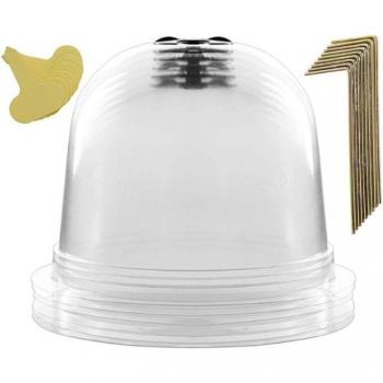 8-Inch Plant Dome Cloche with 10 Labels and 18 Ground Pegs