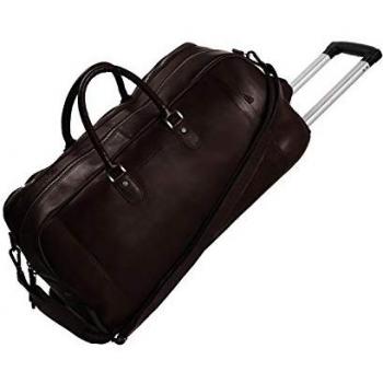Sac à main Jayven en cuir brun