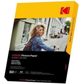Pack Kodak 50 feuilles papier photo brillant A4 230g/m²