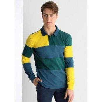Polo de algodón Lois Jeans con cuello cremallera