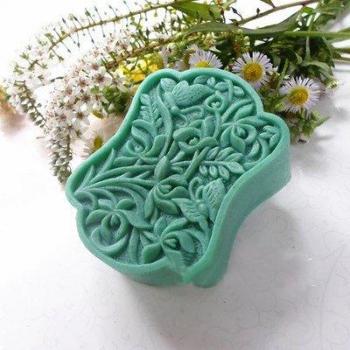 Molde de flores y mariposas para hacer jabón
