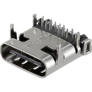 Courbée USB‑C 3.1 Écon Connect – SMT/THT