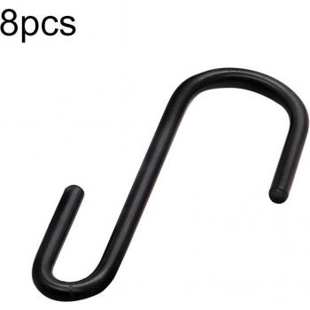 4/8 Pcs S-Shaped Hooks for Kitchen and Bathroom