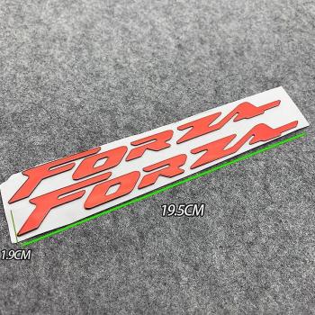 Logo Moto 3D Chromé – Autocollants pour Forza 150/250/300/350/750