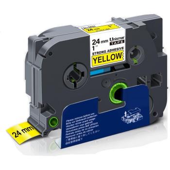 Unismar 24mm TZe-S251 Laminated Label Tape