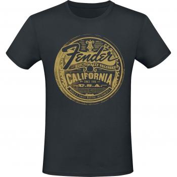 Fender California Black Shirt – Short Sleeves – S‑3XL – Male