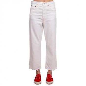 Ribcage Straight Ankle Jeans Levi's Blanco