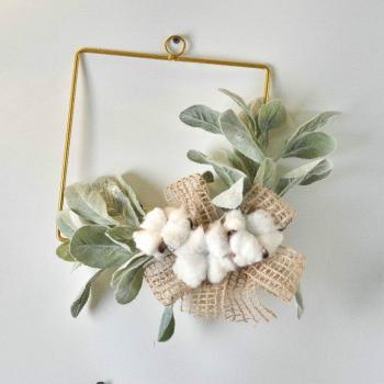 Simulatie Groen Blad Hanger Krans voor Muurdecoratie
