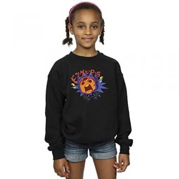 Big Hero 6 Baymax Hiro Angry Manga Sweatshirt for Girls