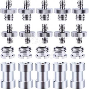 1/4 inch and 3/8 inch camera mounting screw adapter