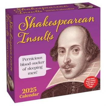 Shakespearean Insults Desk Calendar 2025