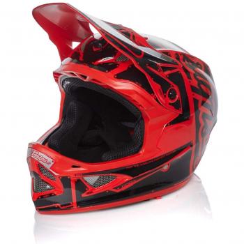 Troy Lee Designs D3 Fiberlite Casco Integral MTB 2018 Rojo
