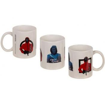 Kaffeebecher „Squid‑Game Out of the Blue“ – 325 ml mit Foto, Dolomite, Geschenkbox