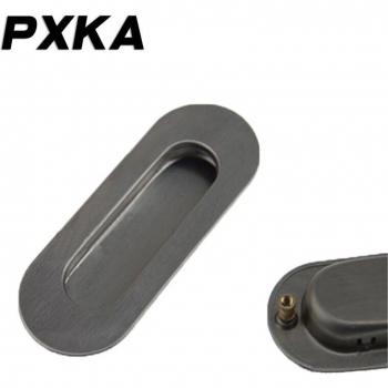 Hidden Oval Cabinet Sliding Door Handle