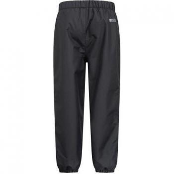 Kinder Outdoor-Ripstop‑Fleece-Hose 5–6 Jahre – Schwarz