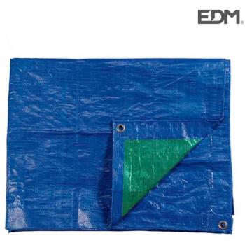 Copertina EDM cu două fețe Albastru Verde 90 g/m² 2 x 3 m