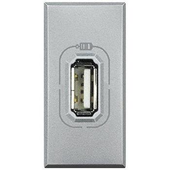 Bticino HC4285C Axolute USB Porta Caricatore 1500 mA 5V Grigio