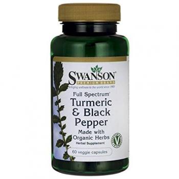 Capsules Turmeric & Black Pepper – Swanson (60)
