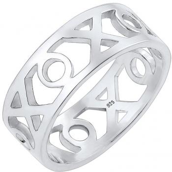 Anello XOXO Design Urbano Argento Sterling 925