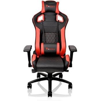 Gamers’ Comfort Chair TT GT‑Fit Nero Rosso con Rotelle