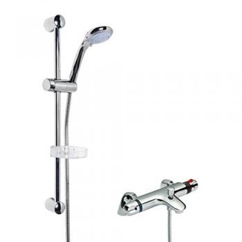 Thermostatic Shower Mixer Tap with Slide Rail and Multi-Function Handset
