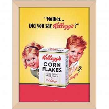 Kellogg’s Rustic Corn Flakes Frame – Yellow Bead Accent