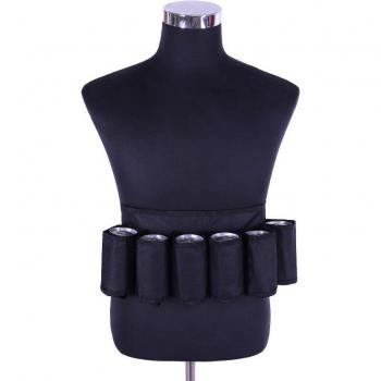 Insulated Waist Beer Holder for 6 Beers with Adjustable Strap