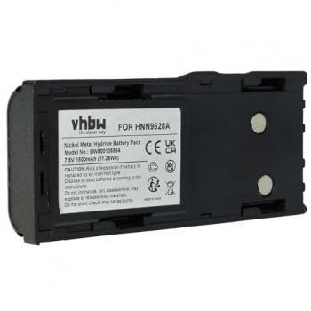Vhbw 1x NiMH Akku 1500mAh für Motorola Funkgeräte MTX638, LCS2000, P080, P040, LTS2000 mit Gürtelclip