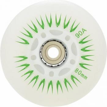 Roulettes de roller en polyuréthane 80mm 90A avec lumière