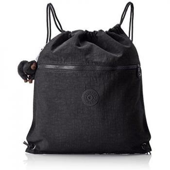 Kipling SUPERTABOO, Sac à Dos avec Cordon de Serrage, 45 cm, 15 L, Noir