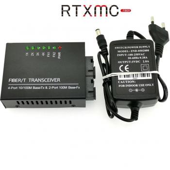 MetroFlex MediaConverter 2FO 4 RJ45