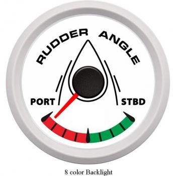 52mm Waterproof Rudder Angle Display with Adjustable Backlight