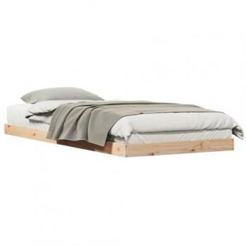 Floor Bed Frame – 100 × 210 cm – Solid Pine