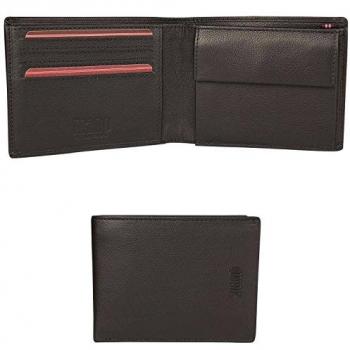 Mano Medio Cash Wallet – schlichtes schwarz-leder Design