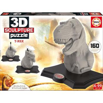 3D T‑Rex Skulptur‑Puzzle 160 Stück – Educa Borrás 16967.0
