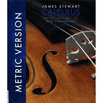 James Stewart Stewart, J: Calculus, Early Transcendentals, International (International Metric Version)