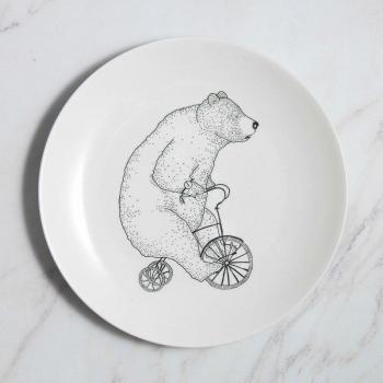 Cartoon Sushi Plate