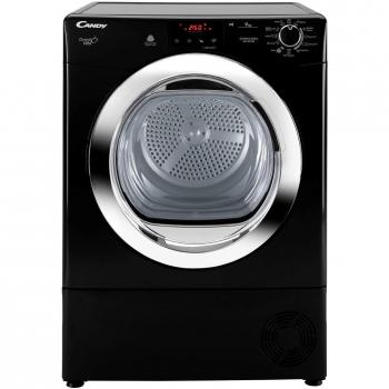 Candy GVCD91CBB 9kg Dual‑Temp Black Freestanding Condenser Dryer – B Rated